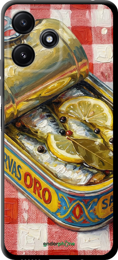 TPU чехол Vintage Sardine Tin Phone для Xiaomi Redmi 12 5G - 6772b-3194 изображение 