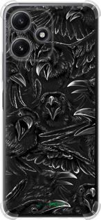 Силикон с усиленными углами чехол Воронья ярость для Xiaomi Redmi Note 12R - 6474sp-3860 изображение 
