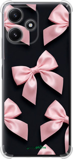 Силикон с усиленными углами чехол Coquette Ribbons Dark Coquette для Xiaomi Redmi Note 12R - 6767sp-3860 изображение 