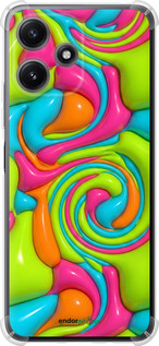 Силикон с усиленными углами чехол Y2K Jelly Dream для Xiaomi Redmi 12 5G - 6780sp-3194 изображение 