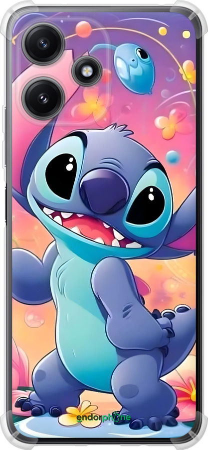 Силіконовий протиударний с посиленими кутами чехол Стич 2 для Xiaomi Redmi Note 12R - 6371sp-3860 изображение 