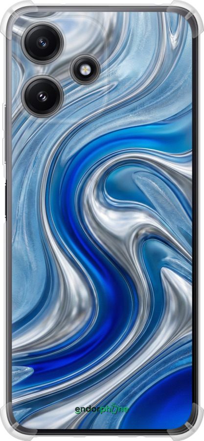 Силикон с усиленными углами чехол Liquid Chrome для Xiaomi Poco M6 Pro 5G - 6781sp-3859 изображение 