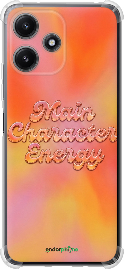 Силикон с усиленными углами чехол Aura Gradient Main Character Energy Aesthetic Y2K для Xiaomi Poco M6 Pro 5G - 6783sp-3859 изображение 