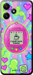 Силиконовый чехол 'Y2K Aesthetic Retro Pet: Годуй мене кавою' для Xiaomi Redmi 12 5G изображение 7