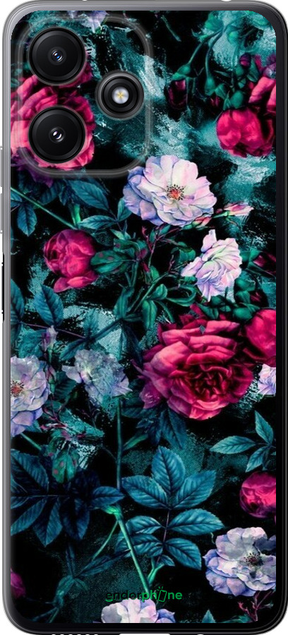 Силіконовий чехол Сад та троянди для Xiaomi Redmi 12 5G - 6483u-3194 изображение 