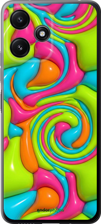 Силиконовый чехол Y2K Jelly Dream для Xiaomi Redmi Note 12R - 6780u-3860 изображение 