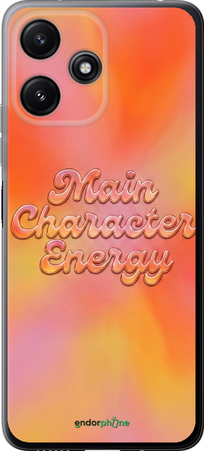 Силиконовый чехол Aura Gradient Main Character Energy Aesthetic Y2K для Xiaomi Redmi Note 12R - 6783u-3860 изображение 