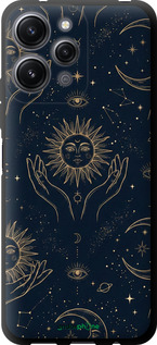 TPU чехол Celestial Harmony: Sun & Moon Gold Mystic Pattern для Xiaomi Redmi 12 - 6778b-3114 изображение 