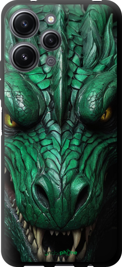 TPU чехол Зелёный дракон v2 для Xiaomi Redmi 12 - 5817b-3114 изображение 