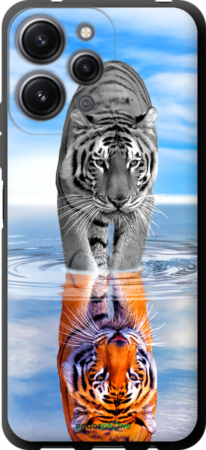 TPU чехол Тигр для Xiaomi Redmi 12 - 6016b-3114 изображение 