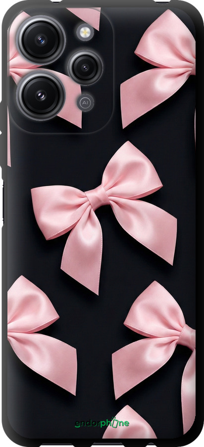 TPU чехол Coquette Ribbons Dark Coquette для Xiaomi Redmi 12 - 6767b-3114 изображение 