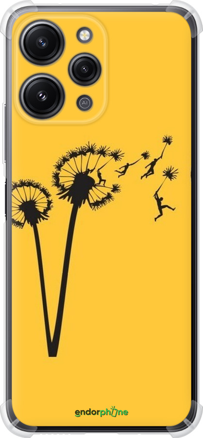 Силикон с усиленными углами чехол Минимализм одуванчики для Xiaomi Redmi 12 - 6449sp-3114 изображение 