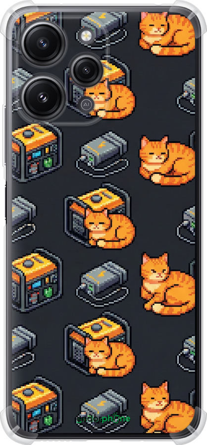 Силіконовий протиударний с посиленими кутами чехол Autonomous Zone для Xiaomi Redmi 12 - 6771sp-3114 изображение 