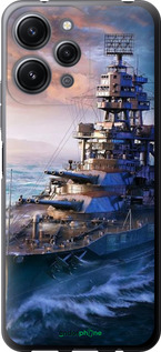 Силиконовый чехол Военный корабль, world of tanks, wargaming для Xiaomi Redmi 12 - 6461u-3114 изображение 