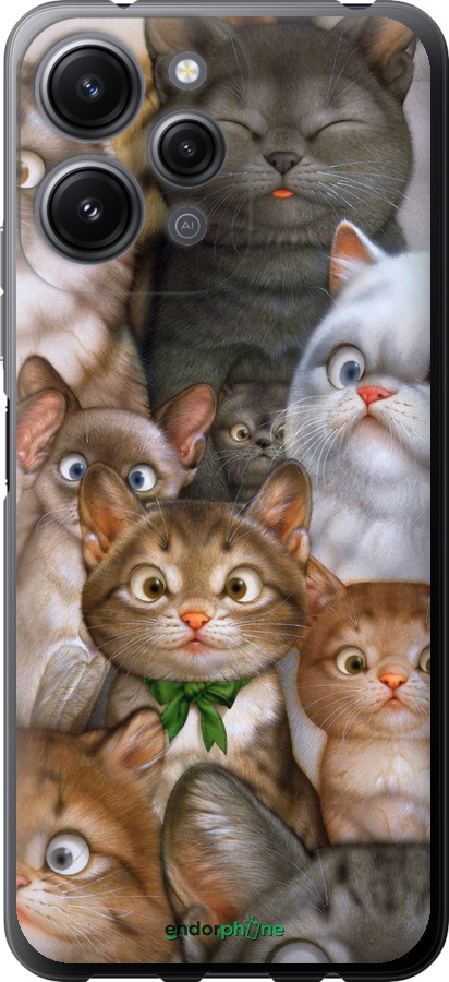 

Силіконовий чохол "Коти" для Xiaomi Redmi 12