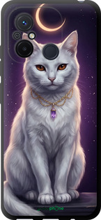 TPU чехол Mystic White Cat Gothic Dark Purple Gold для Xiaomi Redmi 12C - 6805b-2962 изображение 