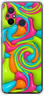 Силикон с усиленными углами чехол Y2K Jelly Dream для Xiaomi Redmi 12C - 6780sp-2962 изображение 