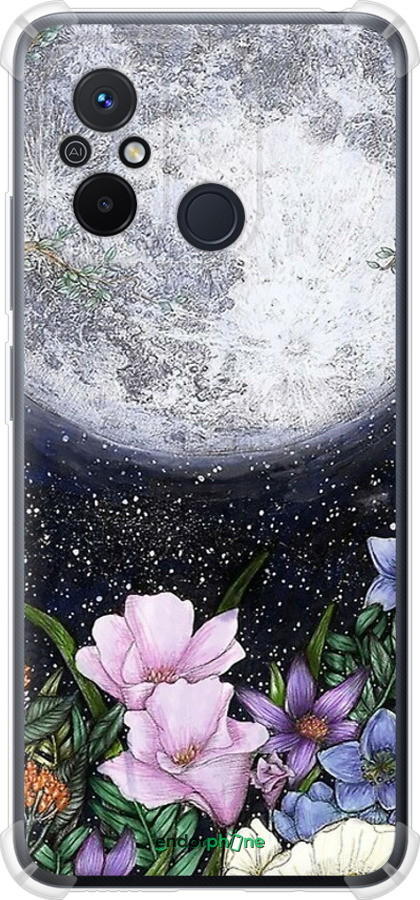 Силикон с усиленными углами чехол Полночь в саду для Xiaomi Redmi 12C - 6259sp-2962 изображение 