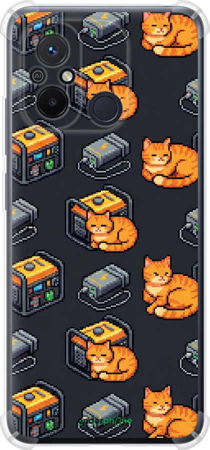 Силикон с усиленными углами чехол Autonomous Zone для Xiaomi Redmi 12C - 6771sp-2962 изображение 