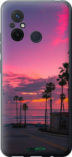 Силіконовий чехол Пальми для Xiaomi Redmi 12C - 5873u-2962 изображение 