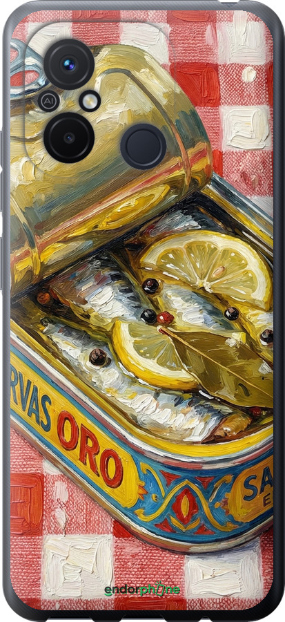 Силиконовый чехол Vintage Sardine Tin Phone для Xiaomi Redmi 12C - 6772u-2962 изображение 