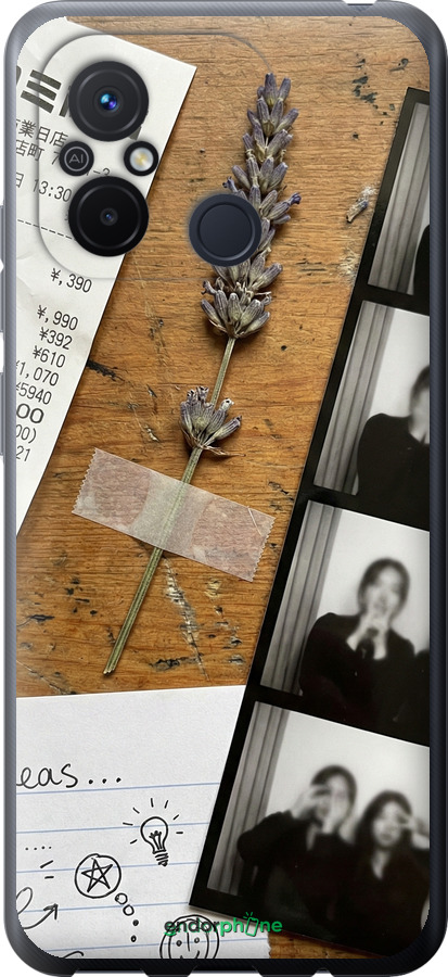 Силиконовый чехол Aesthetic Scrapbook Collage для Xiaomi Redmi 12C - 6773u-2962 изображение 