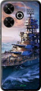 TPU чехол Военный корабль, world of tanks, wargaming для Xiaomi Redmi Note 13R 5G - 6461b-3797 изображение 