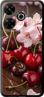 TPU чехол Вишня в шоколаде для Xiaomi Redmi Note 13R 5G - 6698b-3797 изображение 