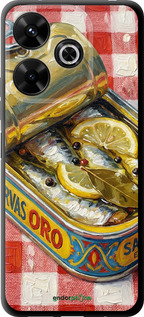 TPU чехол Vintage Sardine Tin Phone для Xiaomi Redmi 13 4G - 6772b-3751 изображение 