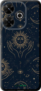 TPU чехол Celestial Harmony: Sun & Moon Gold Mystic Pattern для Xiaomi Redmi 13 4G - 6778b-3751 изображение 