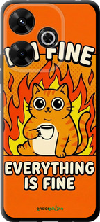 TPU чехол Funny Cat для Xiaomi Redmi Note 13R 5G - 6786b-3797 изображение 