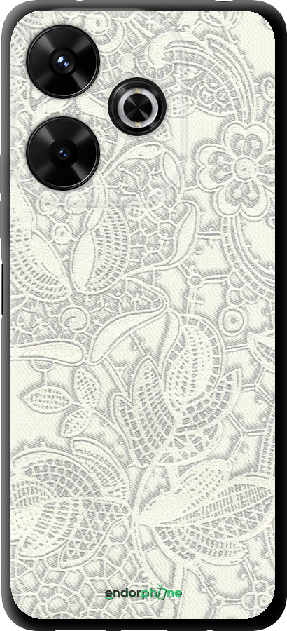 TPU чехол Белое кружево для Xiaomi Redmi Note 13R 5G - 4383b-3797 изображение 