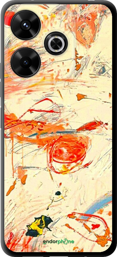 TPU чехол Динамичная картина с хаотичными мазками для Xiaomi Redmi Note 13R 5G - 6540b-3797 изображение 