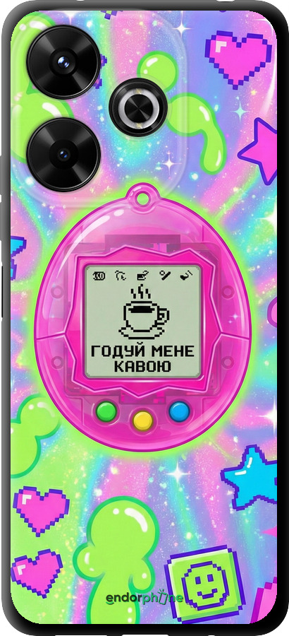 TPU чехол Y2K Aesthetic Retro Pet: Годуй мене кавою для Xiaomi Poco M6 4G - 6784b-3798 изображение 