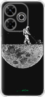 Силикон с усиленными углами чехол Moon in dark для Xiaomi Poco M6 4G - 4176sp-3798 изображение 