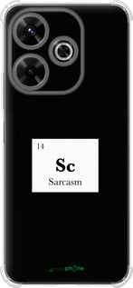 Силикон с усиленными углами чехол Сарказм для Xiaomi Poco M6 4G - 4501sp-3798 изображение 