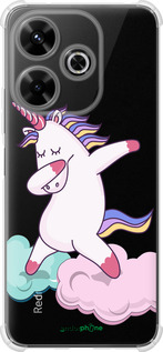 Силикон с усиленными углами чехол Единорог для Xiaomi Poco M6 4G - 4702sp-3798 изображение 