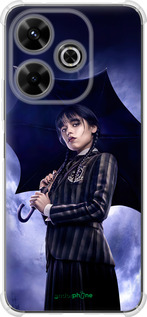 Силикон с усиленными углами чехол Wednesday v2 для Xiaomi Poco M6 4G - 5516sp-3798 изображение 