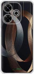 Силикон с усиленными углами чехол Симфония для Xiaomi Poco M6 4G - 5835sp-3798 изображение 