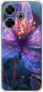 Силикон с усиленными углами чехол Магический цветок для Xiaomi Poco M6 4G - 6038sp-3798 изображение 