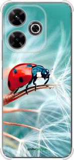 Силикон с усиленными углами чехол Божья коровка для Xiaomi Poco M6 4G - 6049sp-3798 изображение 
