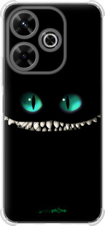 Силикон с усиленными углами чехол Чеширский кот для Xiaomi Poco M6 4G - 689sp-3798 изображение 