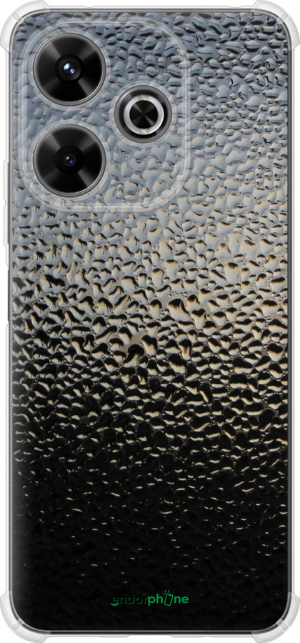 Силикон с усиленными углами чехол Мокрое стекло для Xiaomi Poco M6 4G - 245sp-3798 изображение 