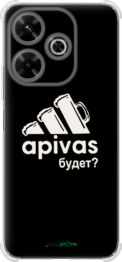 Силикон с усиленными углами чехол А пивас для Xiaomi Poco M6 4G - 4571sp-3798 изображение 