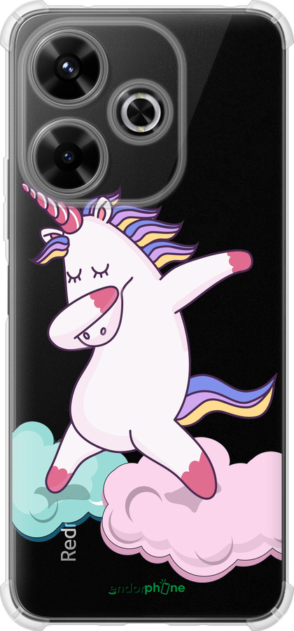 Силикон с усиленными углами чехол Единорог для Xiaomi Poco M6 4G - 4702sp-3798 изображение 
