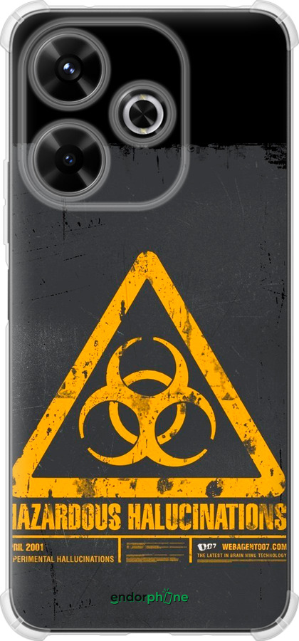 Силикон с усиленными углами чехол biohazard 28 для Xiaomi Poco M6 4G - 4846sp-3798 изображение 