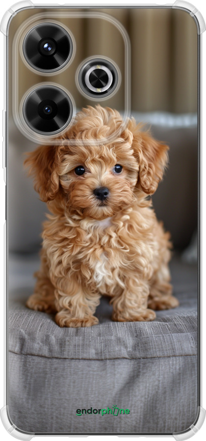 Силикон с усиленными углами чехол Mini-maltipoo для Xiaomi Poco M6 4G - 6158sp-3798 изображение 