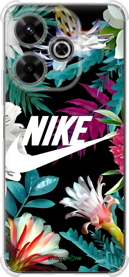 Силикон с усиленными углами чехол Nike для Xiaomi Poco M6 4G - 6378sp-3798 изображение 