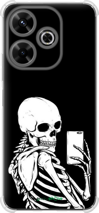 Силикон с усиленными углами чехол Скелет делает Selfie для Xiaomi Poco M6 4G - 6535sp-3798 изображение 