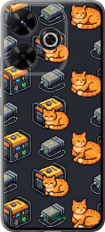 Силиконовый чехол Autonomous Zone для Xiaomi Redmi 13 4G - 6771u-3751 изображение 